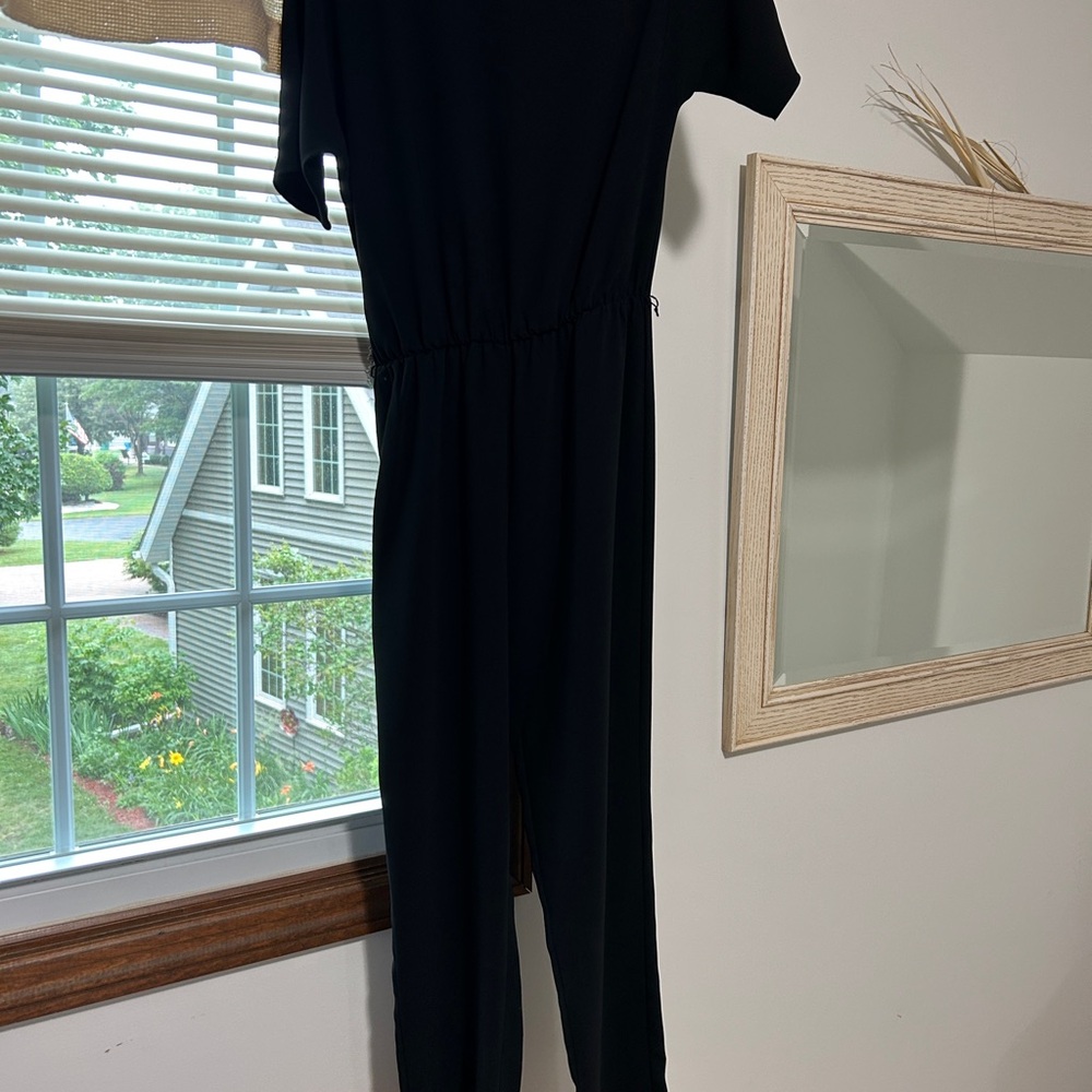Amanda Uprichard Black Classic Jumpsuit